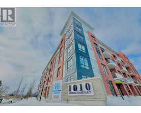 A multi-story building with the number 1010 on it.