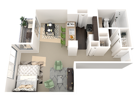 uptown denver studio apartment for rent