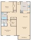 2 Bed / 2 Bath F