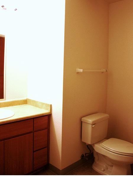 a small bathroom with a toilet and a sink