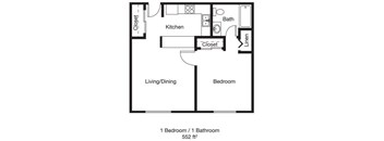 1 Bedroom 1 Bathroom