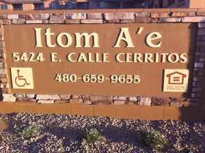 a sign ae on the side of a train