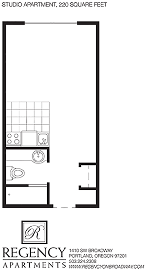 1410 SW Broadway Studio Apartment for Rent - Photo Gallery 21