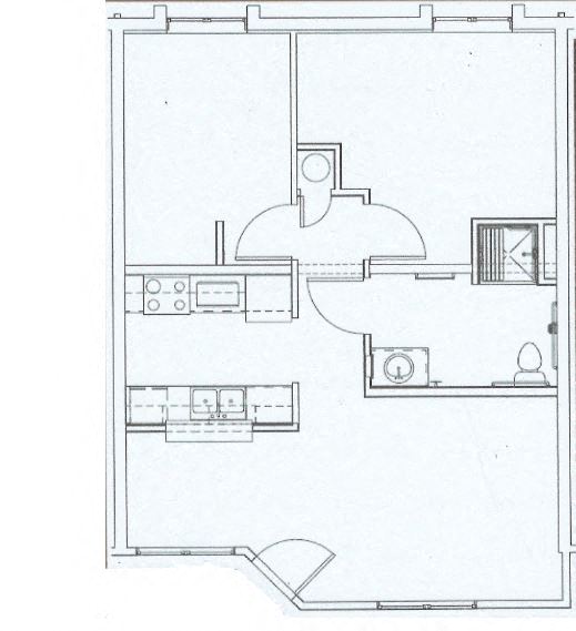 Two Bed, One Bath La Cascada I