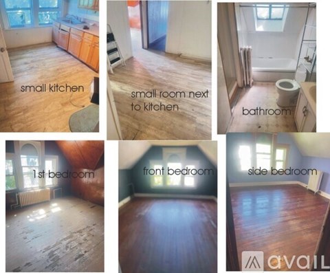 A series of images showing different rooms of a house.
