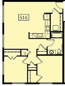 2 BR - 80% - 516