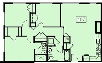 3 BR - 60% - 407