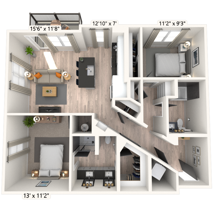B6 2x2 1254 SF-FP