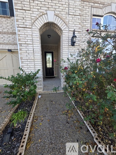 A house entrance with a sign that says $600.