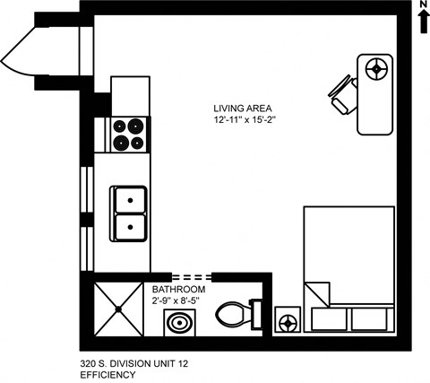 320 S. Division Studio-2 Beds Apartment for Rent - Photo Gallery 11