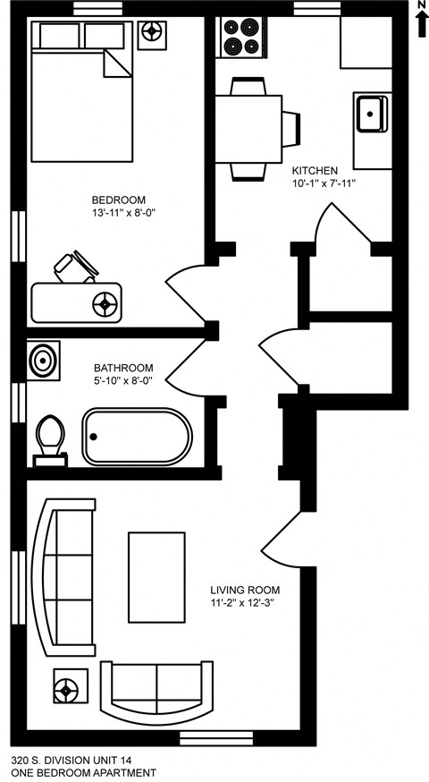 320 S. Division Studio-2 Beds Apartment for Rent - Photo Gallery 12