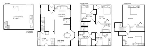 741 Packard 6 Beds House for Rent - Photo Gallery 2