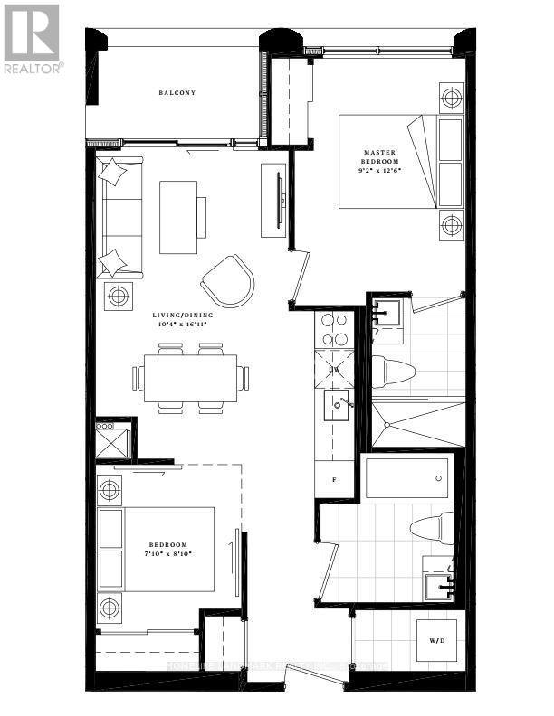 A black and white floor plan of a residential building.