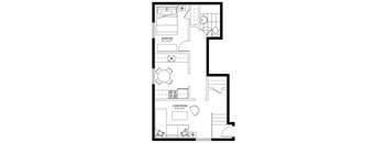 1 Rosebery - 1 Bed Plan I