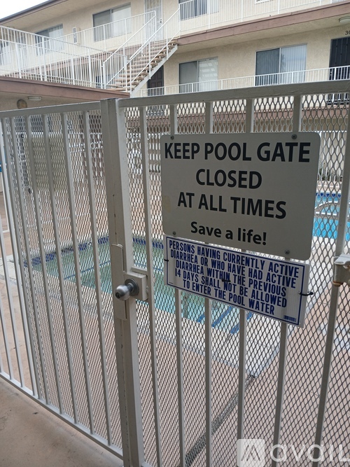 A pool gate is closed at all times to save a life.