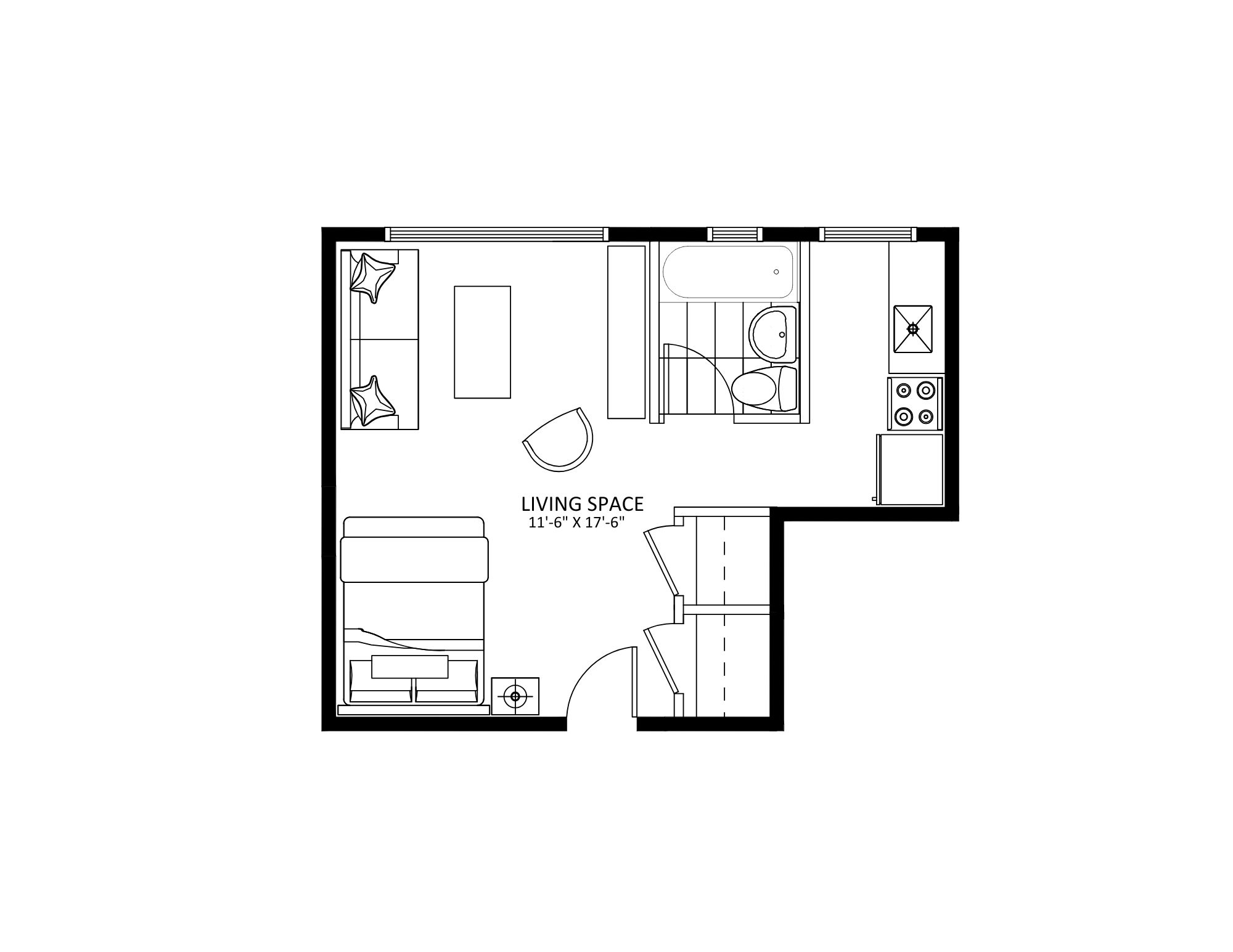 135 MacLaren - Studio Plan E