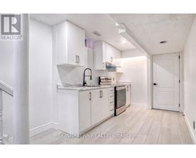 A white kitchen with a sink and cabinets.