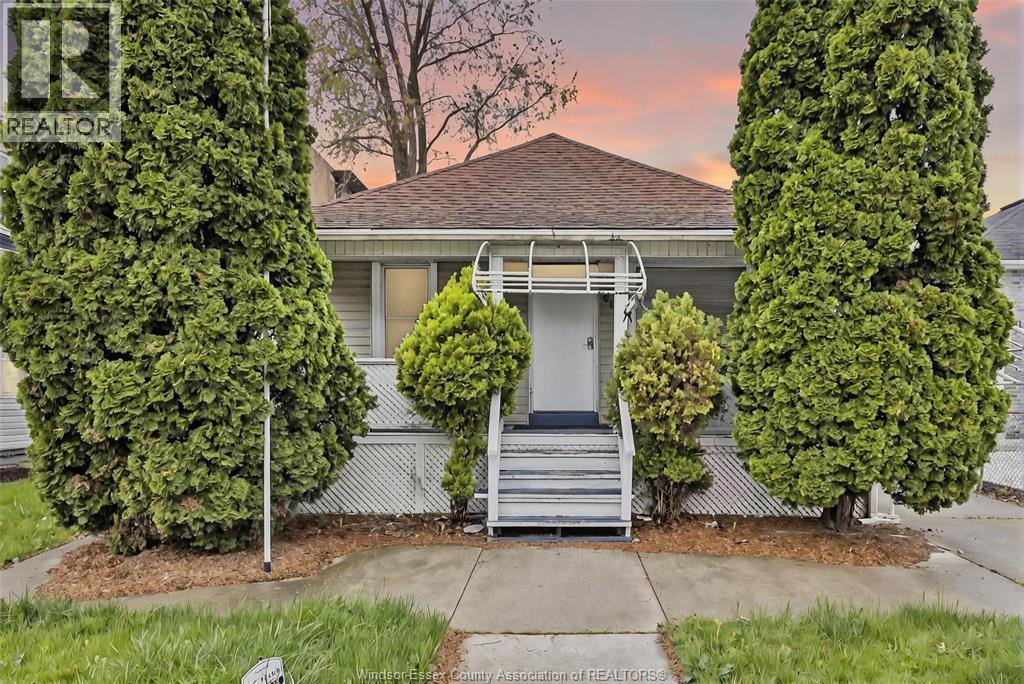 A house with a front yard and a tree in front of it.