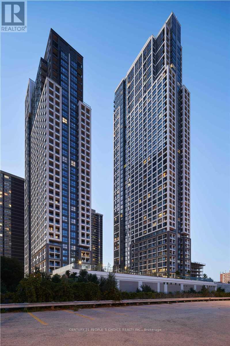 Two tall buildings are shown in the image.