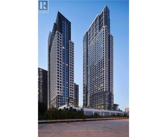 Two tall buildings are shown in the image.