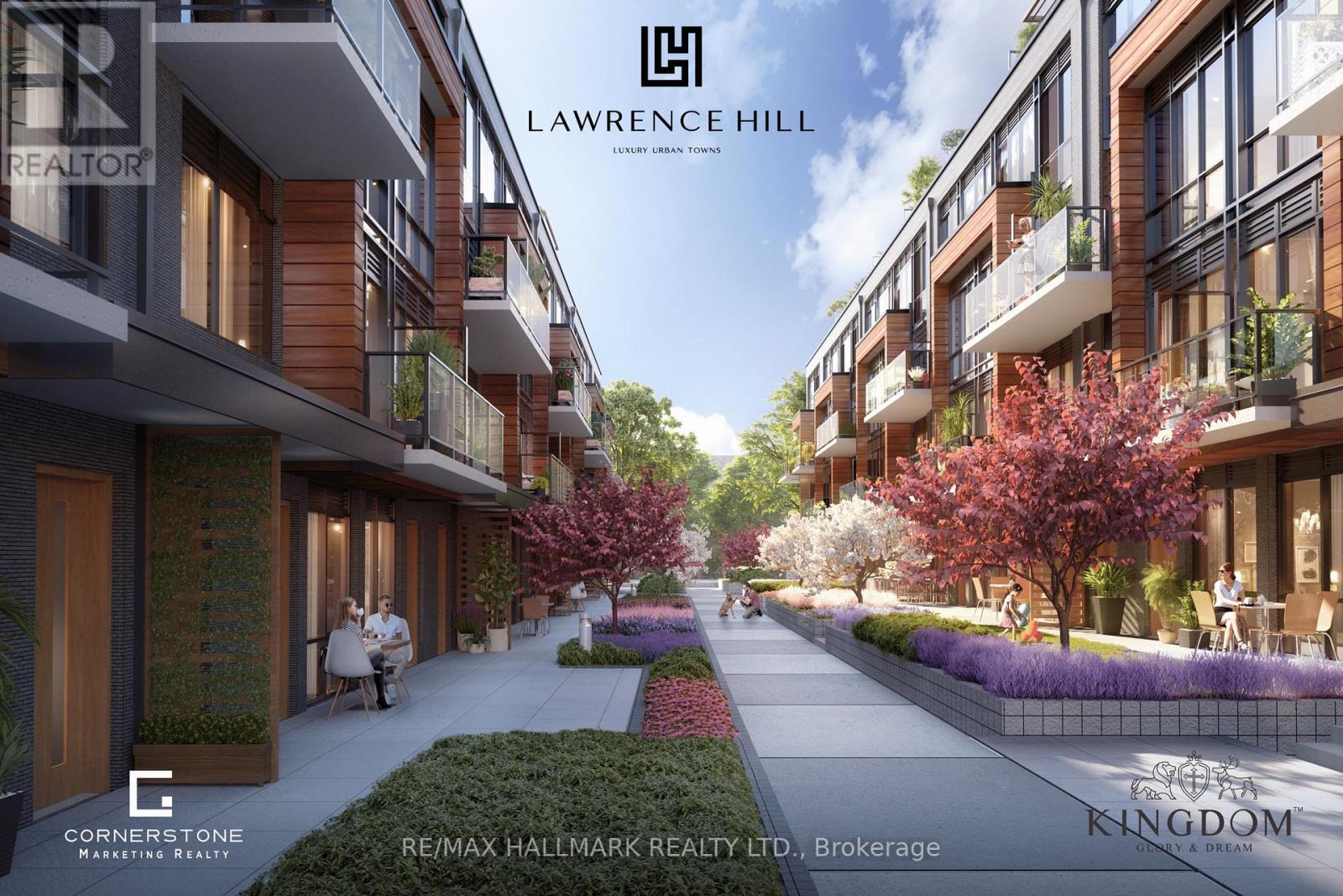 A rendering of a residential area with the text "Lawrence Hill" and "Kingdom" visible.