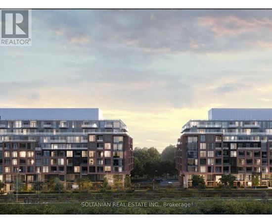 Two modern apartment buildings are shown in the image.