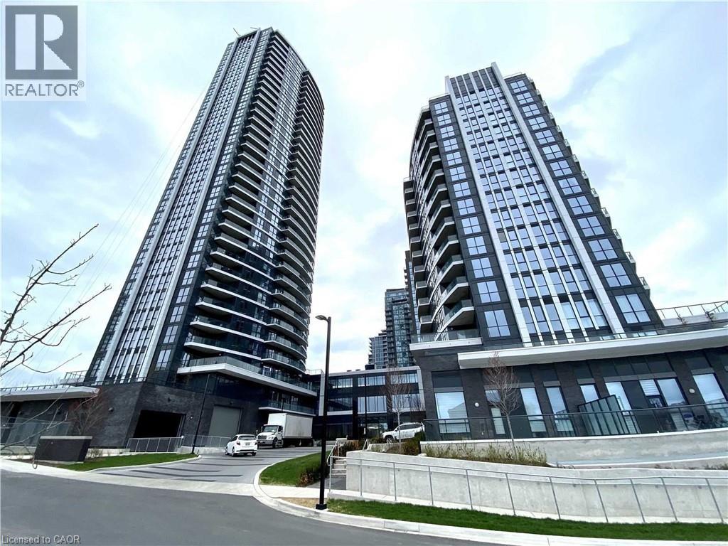 Two modern high-rise buildings are shown in the image.