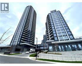 Two modern high-rise buildings are shown in the image.