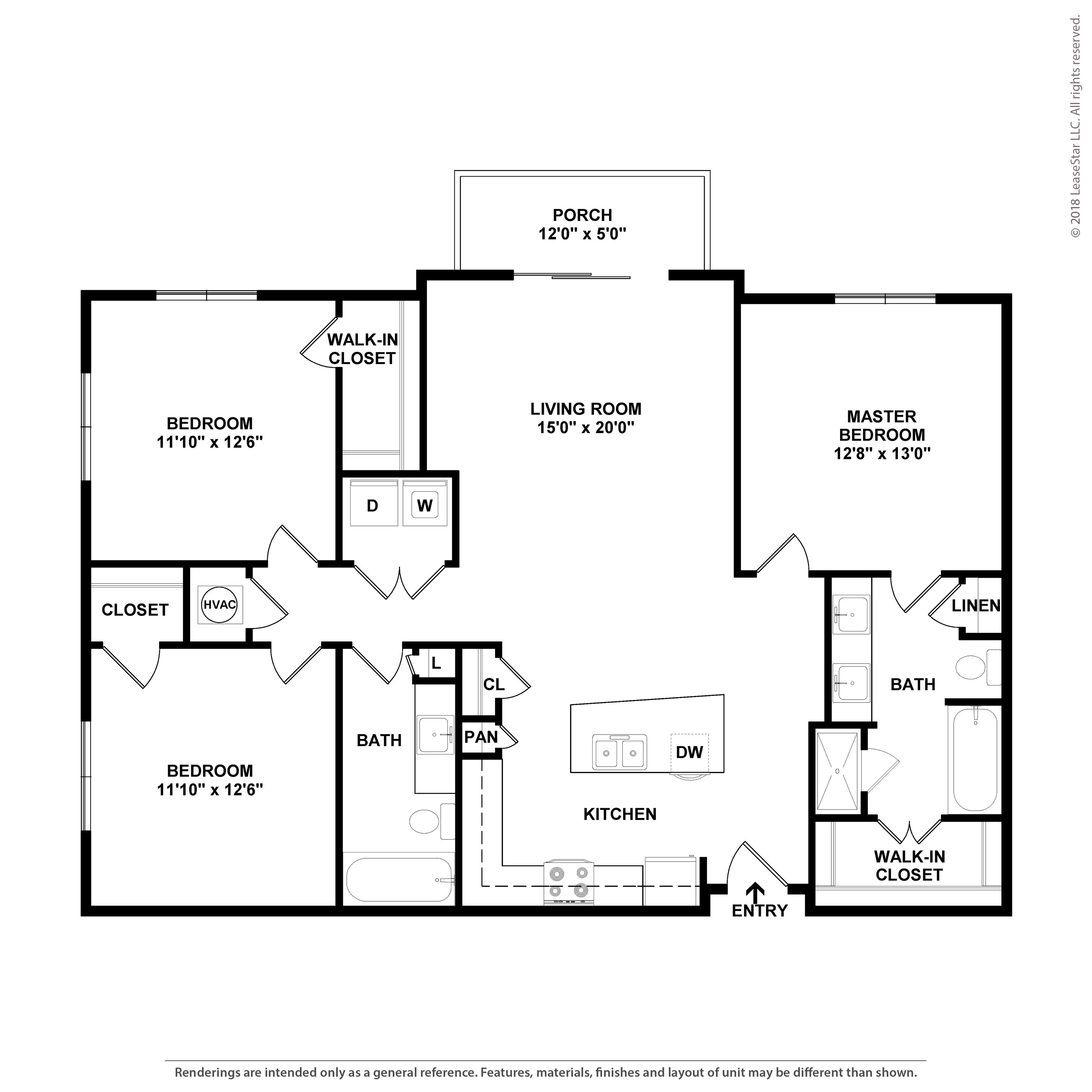 3 Bed/2 Bath-C1