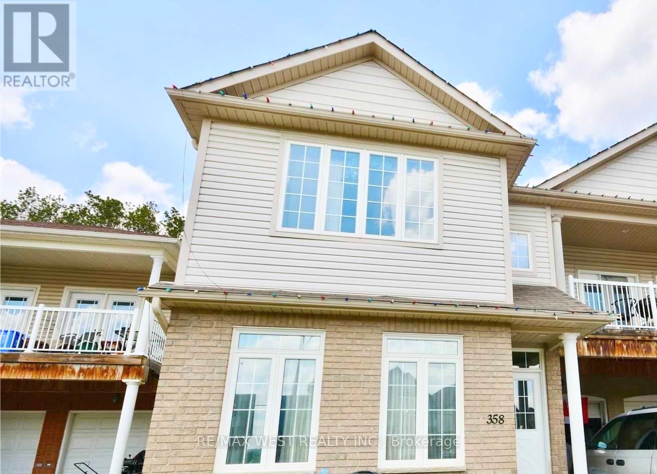 A house with the number 358 on the door.