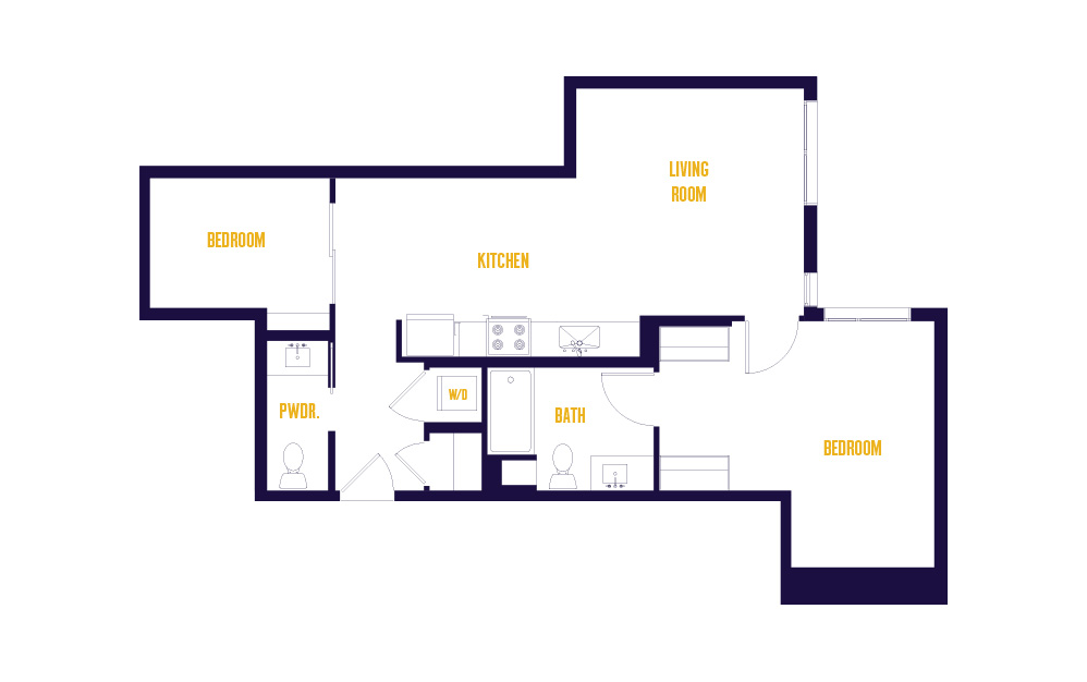 2 Bed/2 Bath-B4.1