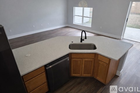 A kitchen with a sink and a dishwasher.