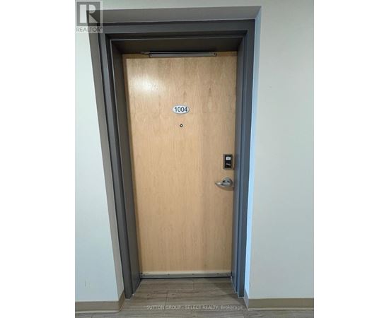 A door with the number 1004 on it.