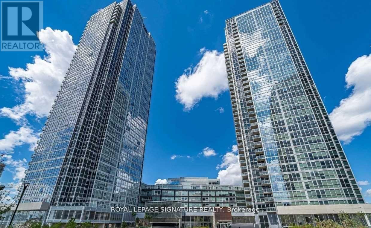 Two tall glass buildings with the text "ROYAL LEPAGE SIGNATURE REALTY, Brokerage" on the bottom.