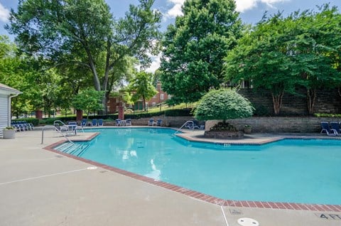 Resort stlye swimming pools at Centennial Place in Atlanta, Georgia