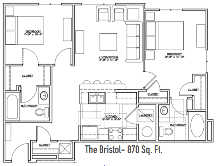 2 Bedroom (The Bristol)