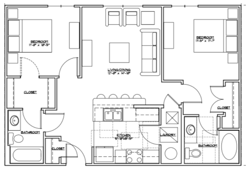 2 Bedroom (The Rainier)