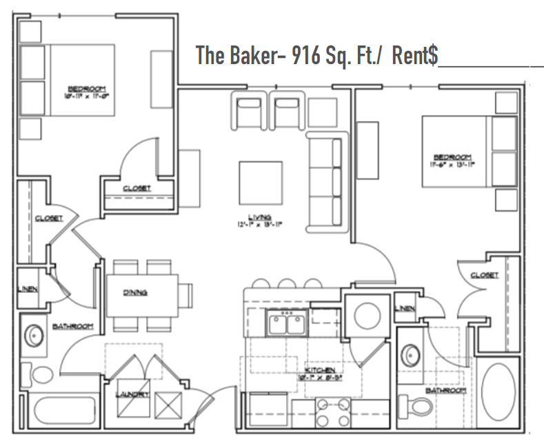 2 Bedroom (The Baker)