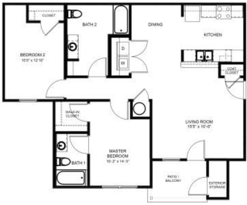 2 Bedroom