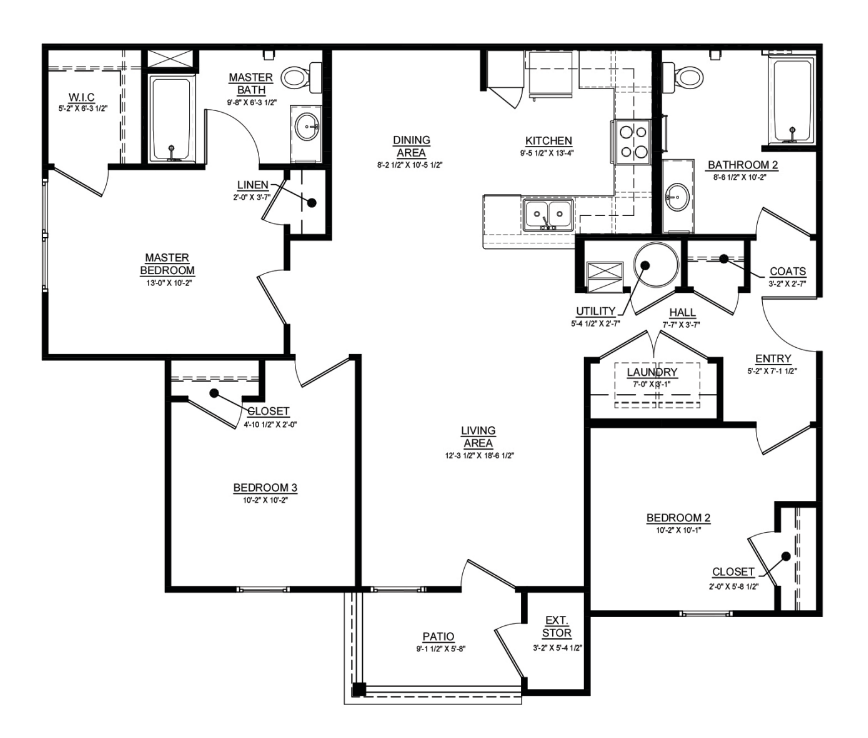 3 Bedroom