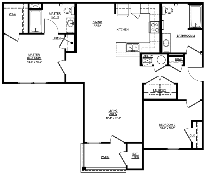 2 Bedroom