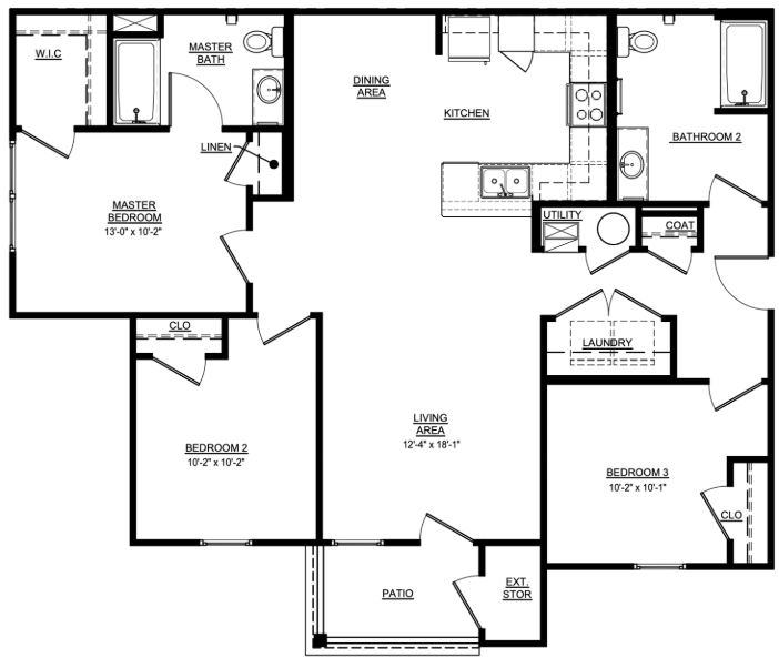3 Bedroom