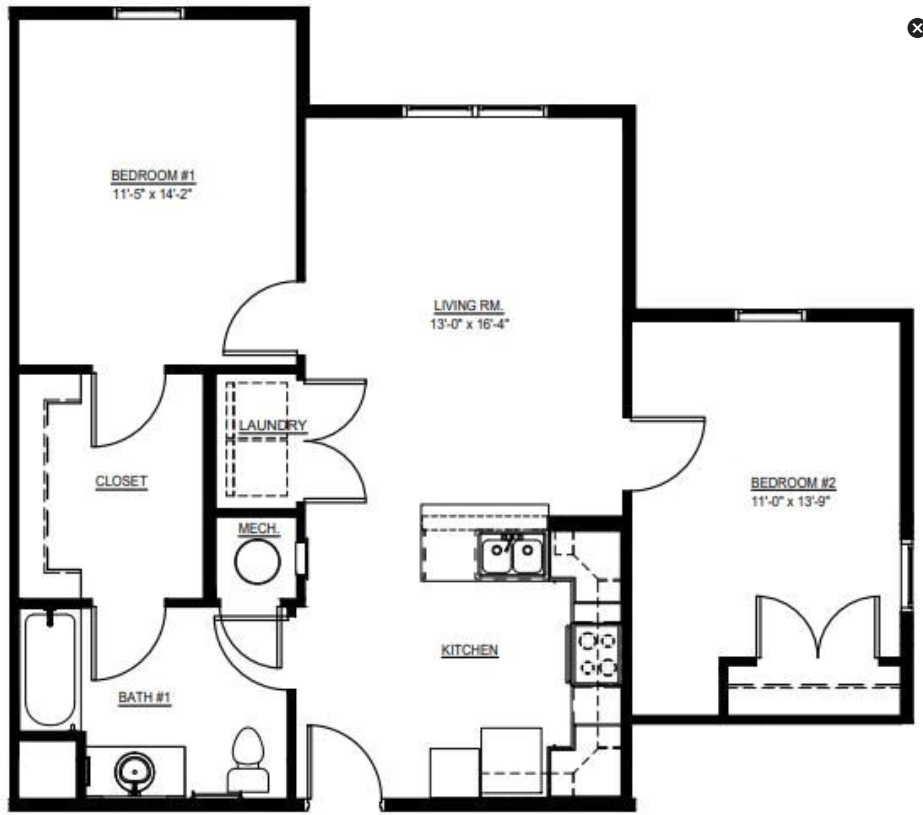 2 Bedroom