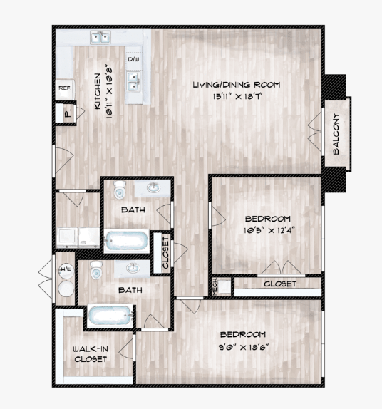 2 Bed G