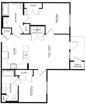 2 Bedroom