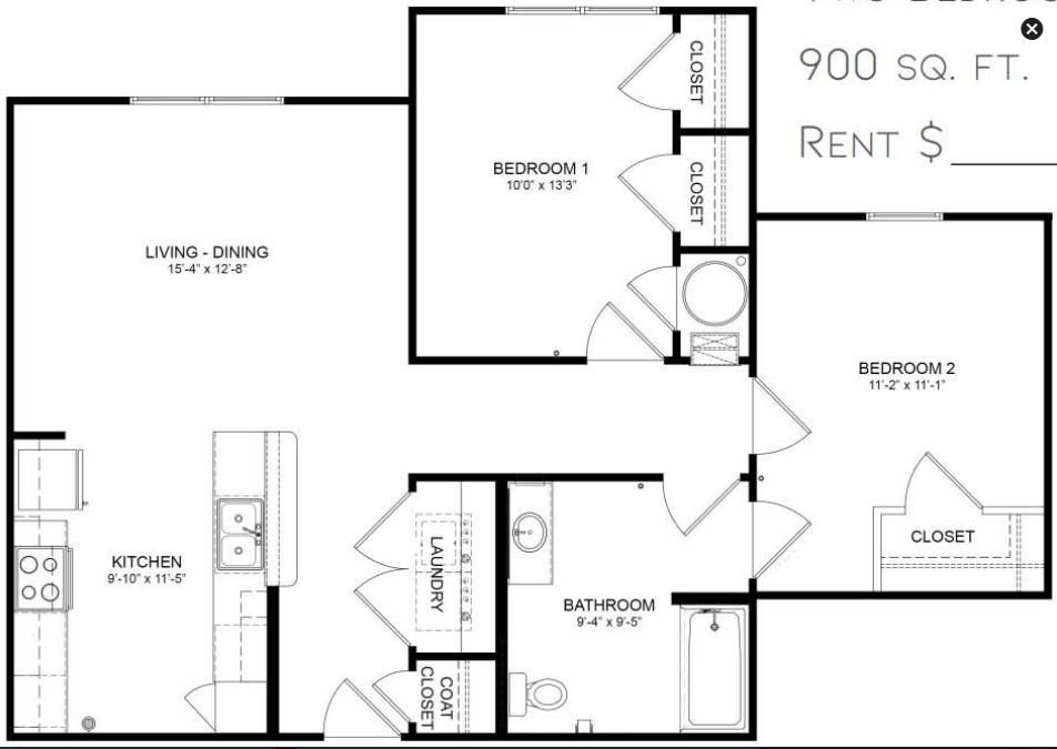 2 Bedroom