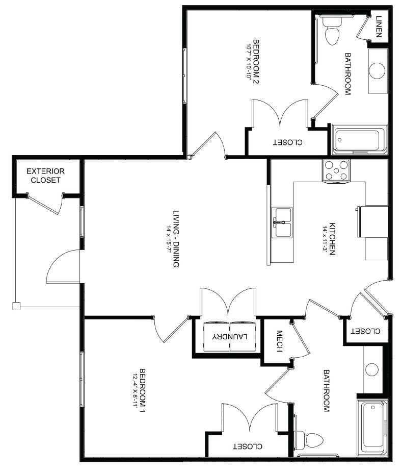 2 Bedroom