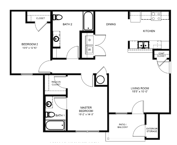 2 Bedroom