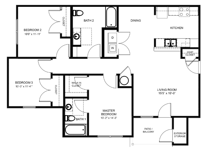 3 Bedroom