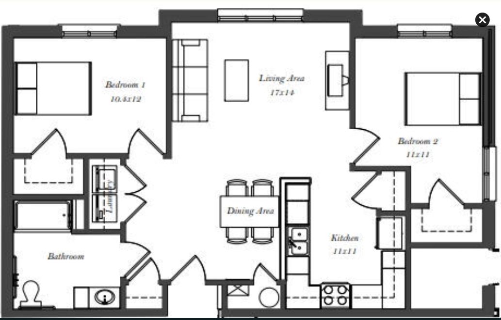 2 Bedroom